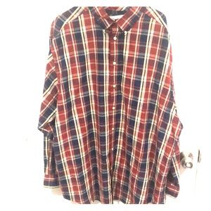 Button down causal stripped shirt